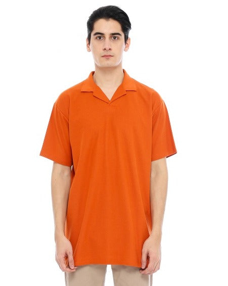 Bowling Polo Shirt Orange