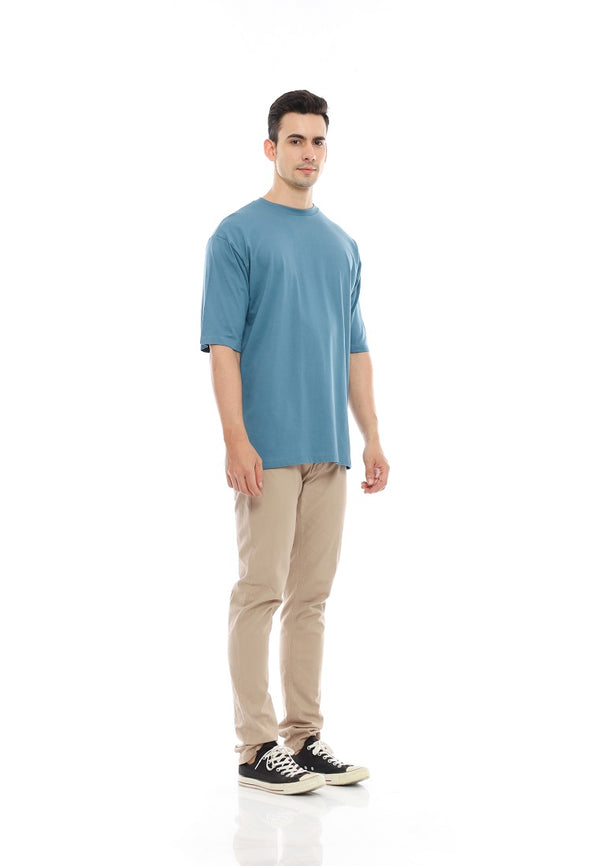 Oversize T-Shirt Steel Blue