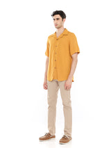 Lynn Mustard Yellow Hawaiian Shirt