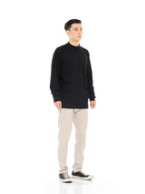 Turtleneck Tshirt Black