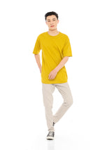 Crewneck Tshirt Dijon Yellow