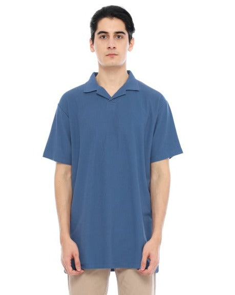 Bowling Polo Shirt Steel Blue